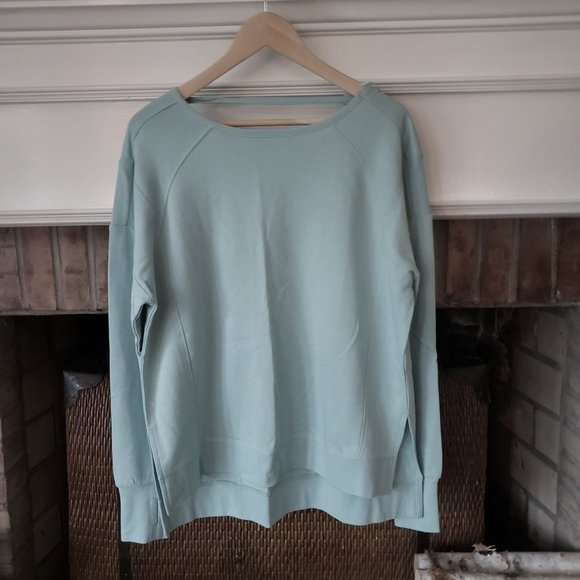 NEW Sweaty Betty SM/Med After Class Sport Oversize Sweatshirt Algarve Green - Picture 7 of 9